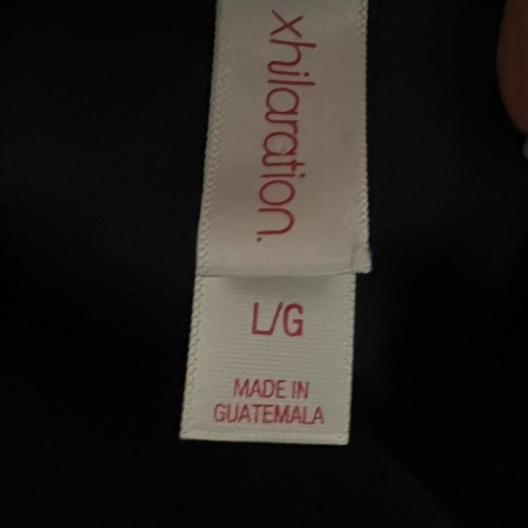 Navy and Pink Patterned Dress Size Large - Picture 2 of 4